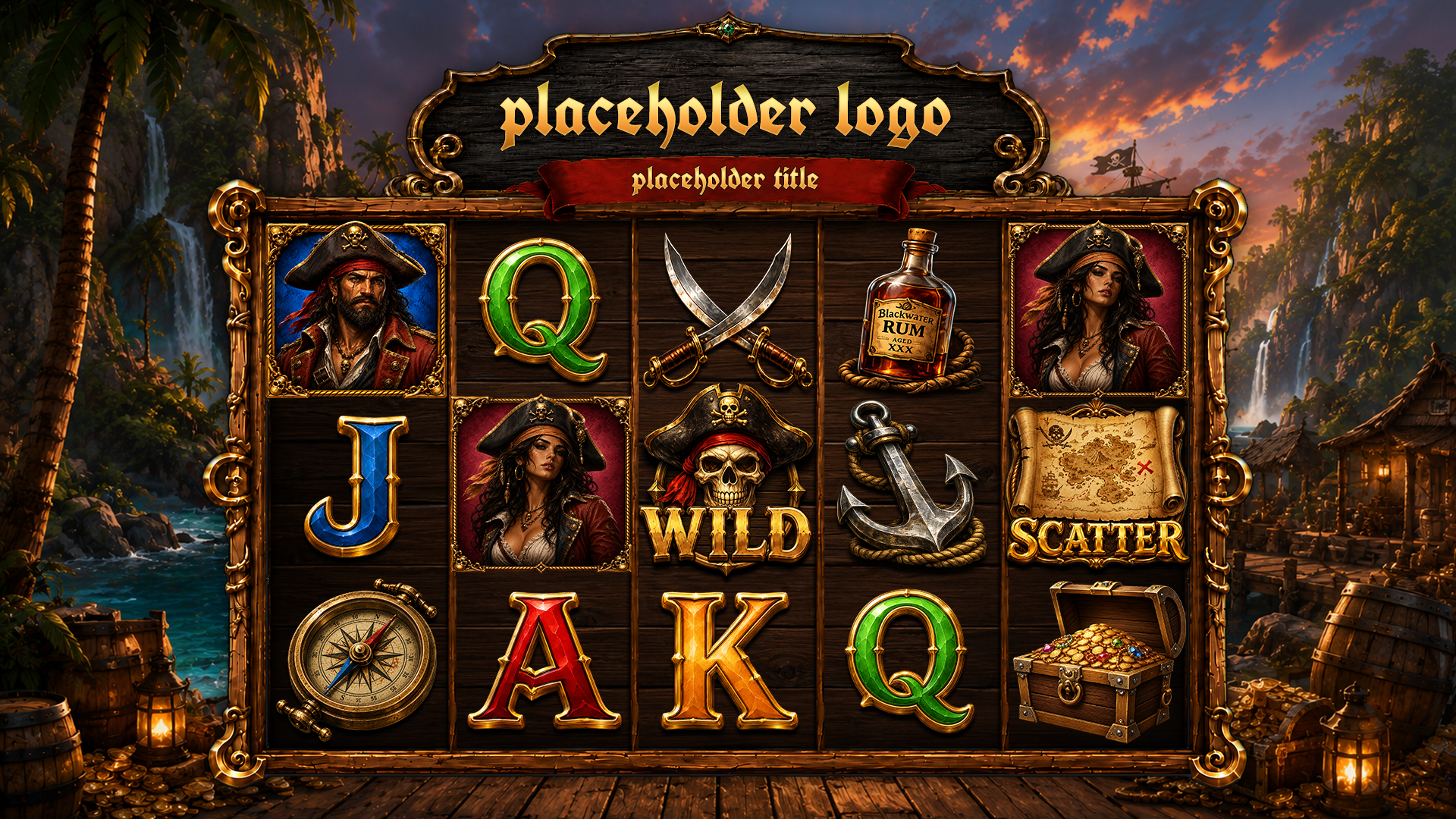 Pirate Slot 5x3 slot game
